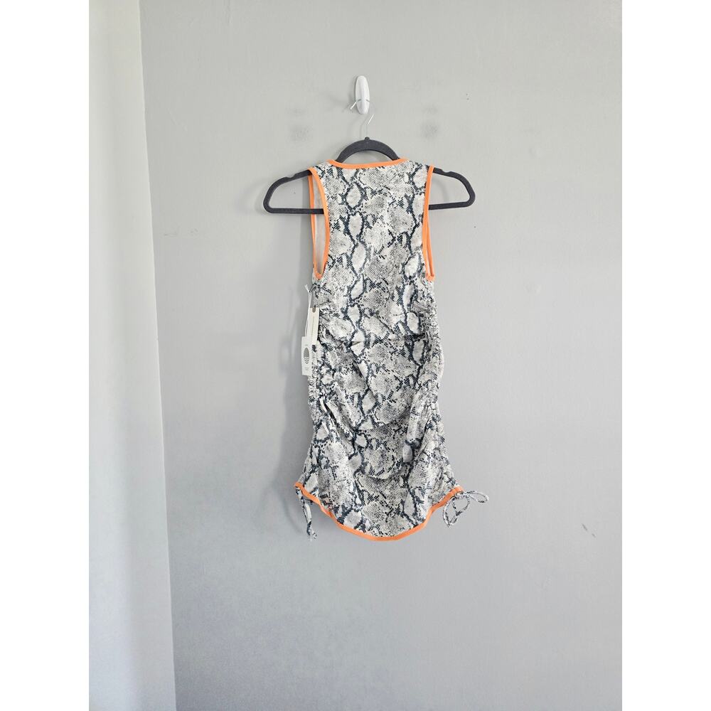 Anthropologie Daily Practice Snake Runched Bodycon Dress S NWT - Picture 6 of 6